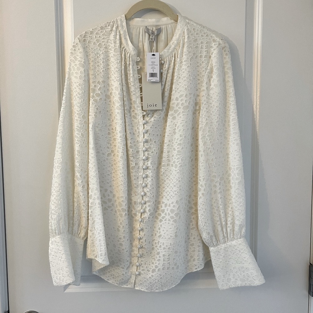 Joie Tariana Silk Blouse - Size S
